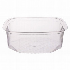 Rectangular container  500ml 140*115*55mm, transparent OPS