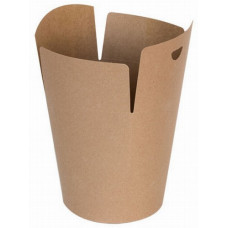 Paper containers 500ml for WOK, kraft paper