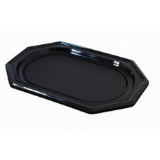 Tray 550 x 350mm, black PET