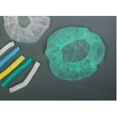 PP cepurīte- berete ar gumiju, zaļa L