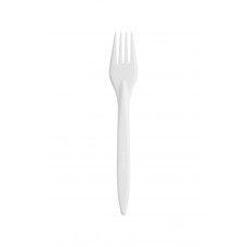 Kahvel, valge, korduvkasutatav