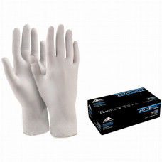 Work gloves latex without powder, natural color / size: 8(M)