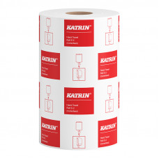 Katrin, paper towel rolls Roll S2, 2-ply, 12 rolls/pack, white, 20,5cm x 75m