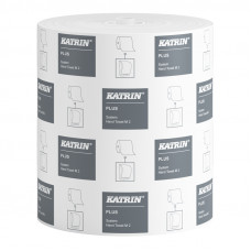 Katrin Plus, paper towel in rolls System Towel M2, 2-layer, 6 rolls/pack, white, 21cm x 160m