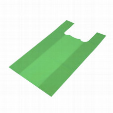 Käepidemetega kott 35+16x64cm 14my, roheline HDPE