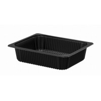 Sealable tray 325 x 265 x 50mm black PP