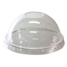 PET vāks bez cauruma, kupolveida 95mm, caurspīdīgs