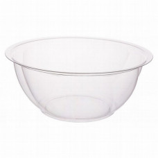 Round container 1000ml 180*180*75mm, transparent PET