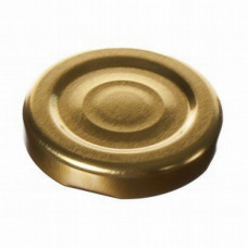 Metallist kork, kruvitav 43 mm, kuldne