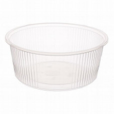 Round container for salads  200 ml 100mm, transparent PP