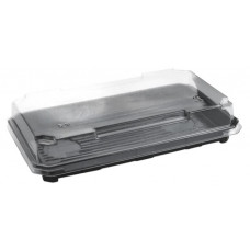 Sushi container 215*135*40mm black w