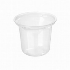 Milc cup 250ml 95mm, transparent PS