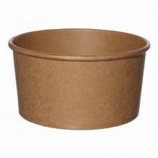 Paper bowls1300ml 184mm brown kraft paper