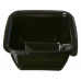 Rectangular container 750ml 164 x 164 x 56mm black, PET