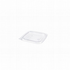 Lid for rectangular container 750ml 164*164*18mm, transparent PET