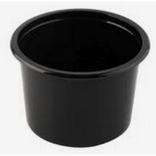 Bowl for microwave ovens 350ml, black PP