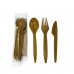 Cutlery set- napkin + knife + fork + spoon, reusable